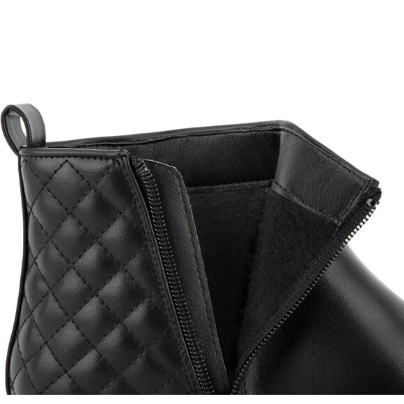 MaxMuxun Women's Ankle Boots Flat Low Heel Zipper/Chelsea Booties Winter Fall - Picture 2 of 7